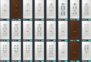 Modele de uși cu panel ornamental