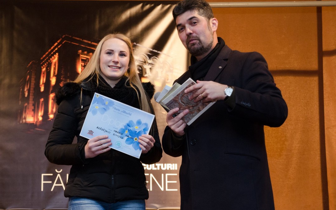El ganador del Gran Premio ofrecido por Metal Glass en el Eminescu Lyrical Contest el 15.01.2016, un evento organizado por la Asociación Cultural Fălticeni